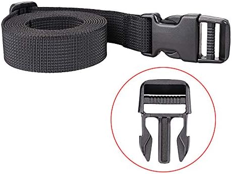 MAGARROW 78" x 1" Strap Buckle Packing Straps Adjustable 1-Inch Belt