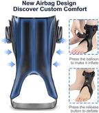 AFO Drop Foot Brace for Walking - Upgraded Inflatable Version, More Comfortable & Efficient, Adjustable Foot Drop Orthotic Brace, Achilles Tendonitis, Plantar Fasciitis, Stroke, TBI, ALS, MS, Bone Fracture, AFO, ASO(Large, Left)