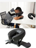 HOINCO Massage Face Cradle Cushion Universal Headrest Face Rest Neck Head Cushion for Massage Chairs Spa Bed (Black)