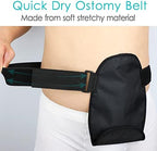 Waterproof Ostomy Bag Cover Belt Adjustable Washable Colostomy Bag Covers Protector Reusable Stoma Urostomy Ileostomy Pouch Supplies Leak-proof Odour Masking Noise Reduction for Patients Women Men
