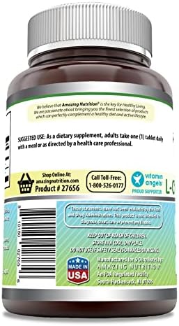 Amazing Formulas L-Arginine/L-Citrulline Complex 1000mg 120 Tablets Supplement| Non-GMO | Gluten Free | Made in USA