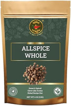 Spice Magic Allspice Whole, 4 oz (113g) - Premium Whole Jamaican Pimento Berries for Savory and Sweet Dishes I 100% Natural, Non-GMO & Freshly packed, ideal for both savory and sweet dishes.