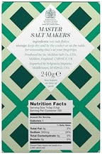 Maldon Salt, Sea Salt Flakes, 8.5 oz (240 g), Kosher, Natural, Handcrafted, Gourmet, Pyramid Crystals