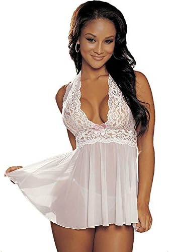 Shirley of Hollywood Women's Flattering and Fabulous Haltered Babydoll