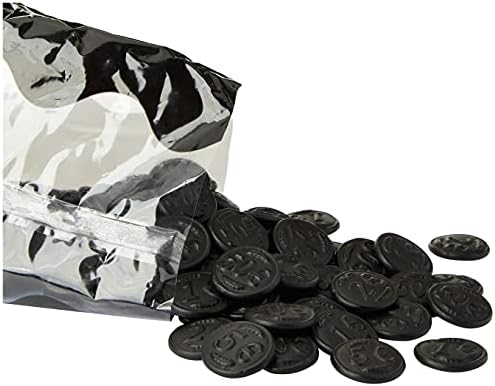 Licorice in KiloBag - K&H Munten Drop (Kraepelien & Holm Coin Licorice / Liquorice) (2.3-LB)
