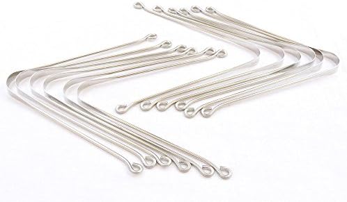 Stainless Steel Tongue Cleaner Set of 12