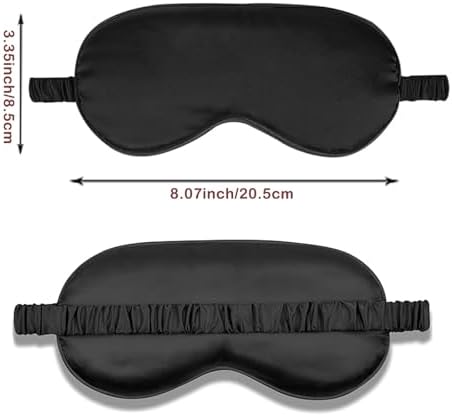 4PACK Sleep Masks Satin Eye Mask Silk Eyes Cover Silky Blindfold Blackout Eyeshade Soft Eyeshades Sleeping Covers Travel Nap