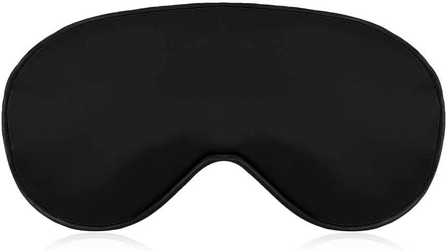 Custom Eye Mask Personalized Add Your Picture Logo Text Logo Sleep Mask Customized Blindfold Sleep Eye Cover with Adjustable Strap for Full Night's Sleep, Travel and Nap Black
