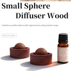 2Pcs Wooden Essential Oil Diffuser – Compact Passive Oil Diffuser, Versatile Style for Home, Office or Car, Choice (Rosewood, 2)