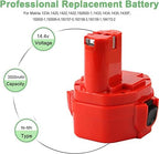 14.4V 3.5Ah NiMh Battery Compatible with Makita PA14 1434 1420 1422 1433 1435 1435F 192699-A 192600-1 193158-3 193159-1 193157-5 194172-2 193985-8 193062-6