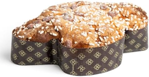 Vergani Organic Colomba, 1.65 Pounds – Traditional Italian Holiday Bread Cake with Candied Orange Peel Filling. Premium Dessert Gift, Pack of 1