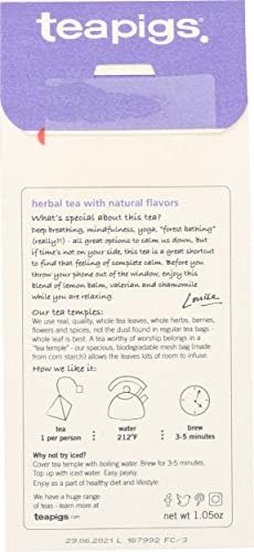 Teapigs, Tea Calm Organic, 15 Count
