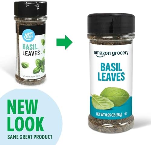 Amazon Grocery, Basil Leaves, 0.95 Oz