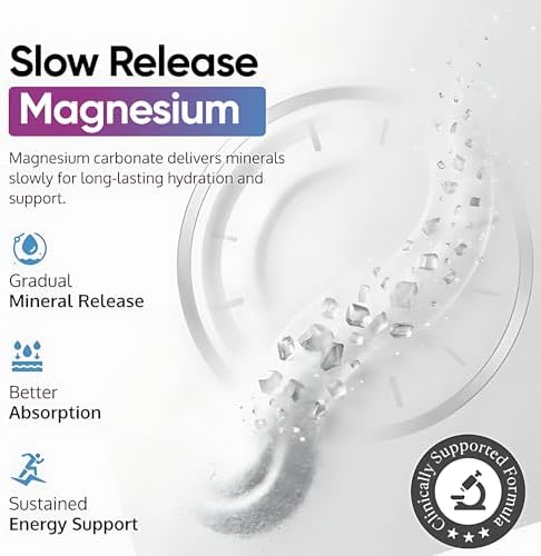 Sodium Bicarbonate Powder Supports pH Balance - Potassium Bicarbonate Slow Release Formula for Better Absorption - Bicarb Potassium Powder Helps Reduce Body Acid - Bicarbonato De Sodio Supplement