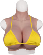 Oil-free 8th Generation Silicone Breastplate With Makeup Skin Float Point Inside Airbag Silicone Filler Look Natural
