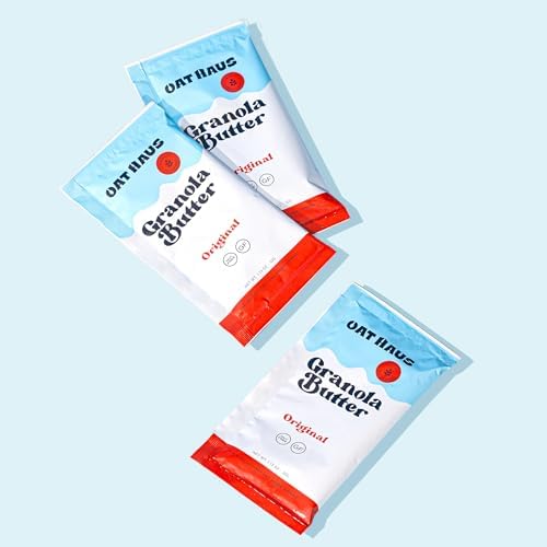 Oat Haus Original Granola Butter Packets | Peanut-free, Almond (Tree-Nut) Free, & School-Safe (Top 8 Allergen Free) | 1.13 oz (Pack of 10)