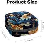 Sea Slug Sanitary Napkin Storage Bag, Tampons Collect Holder Purse, First Period Kit for Girls Women, Pad Bag for Period for School