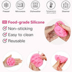 3 Pcs Marine Theme Silicone Molds, Fondant Cake Mold Seashell Starfish Conch Silicone Baking Mold Mermaid Tail Clay Molds for Cupcake Cake Decoration Chocolate Candy DIY Crafts Roxjaejae