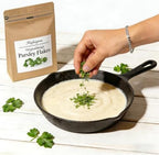 Freeze-Dried Parsley Flakes, Vibrant and Lush Parsley Flakes,Green Leaves Good for Garnish Food