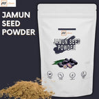 100% Natural Jamun Seed Powder | 0.22 LBS / 100 GMS | Eugenia Jambolana Powder for Skin and Health Care
