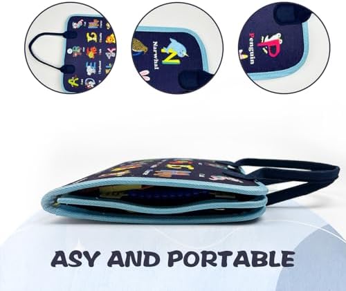 DZHPSRSZDementia Products for Elderly,Fidget Blanket for Adults with Dementia,Dementia Activities for Seniors,Gifts for Dementia Patients Adult Autistic,Toddler Busy Board