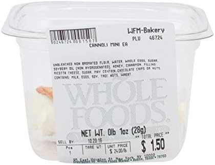 Whole Foods Market, Cannoli Mini Single, 2 Ounce