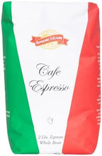 Supremo Italiano Cafe Expresso Whole Bean Coffee Cafe Gourmet Coffee Classic Italian Espresso 2 Lb, Black