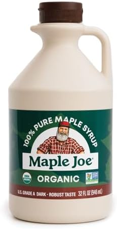 Maple Joe, Organic Dark Maple Syrup, 32 Fl Oz