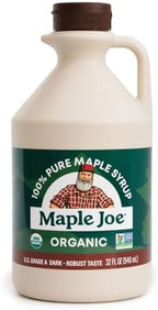 Maple Joe, Organic Dark Maple Syrup, 32 Fl Oz