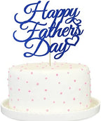 Happy Father's Day Blue Cake Topper, Best Dad Father's Day Decoration, Fathers Day Party, Happy Dada Day Topper(Blue Dad)