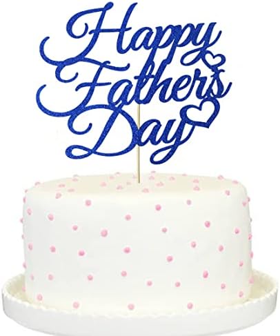 Happy Father's Day Blue Cake Topper, Best Dad Father's Day Decoration, Fathers Day Party, Happy Dada Day Topper(Blue Dad)