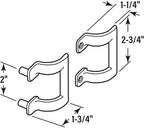 Prime-Line M 6158 Diecast Shower Door Handle Set for Shower Doors or Tub Enclosure, 2” Hole Center, Chrome (Single Pack)