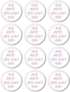 Custom Cupcake Topper Edible Image Your Own Cake Birthday Customize Party Personalized Uncut (2" 12 per/sheet)