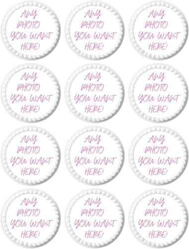 Custom Cupcake Topper Edible Image Your Own Cake Birthday Customize Party Personalized Uncut (2" 12 per/sheet)