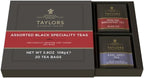 Taylors of Harrogate Assorted Specialty Black Teas Sampler, Variety Gift Box, Individually Wrapped Bags, 20 Count (Pack of 1), English Breakfast, Earl Grey, Assam, and Afternoon Darjeeling, Caffeinated, Enjoy Hot or Iced, 20 Teabags