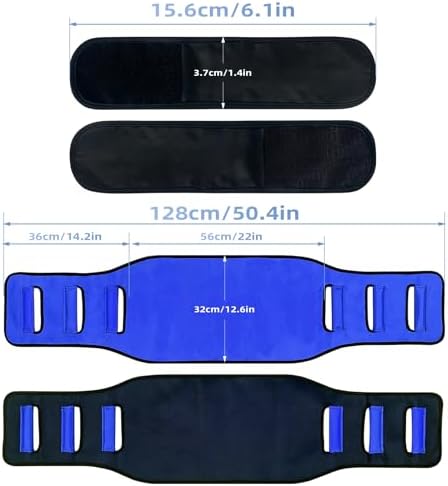 Transfer Sling, Lift Assist Gait Belts for Seniors, Transfer Belt for Elderly and Disabled, Bed Assist Mobility Belt for Patient Care