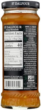St Dalfour Orange Marmalade 100% Fruit Conserve 10 Oz (Pack of 6)