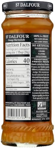 St Dalfour Orange Marmalade 100% Fruit Conserve 10 Oz (Pack of 6)