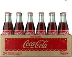 Mexican Coke Glass Bottle, 12 fl oz, 6 Pack Pack of 4