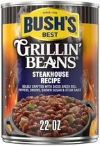 Grillin' Beans Steakhouse Recipe Beans 22 Oz. (Pack of 6)