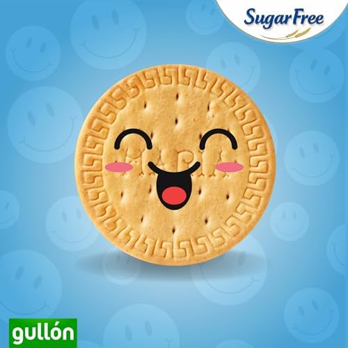Gullon Sugar Free Maria 400g - No Sugar Added | Source OF Fiber | Product From Spain | English Marie - Brilliant For Dunking (Sugar Free Maria 400g, 3 Pack)
