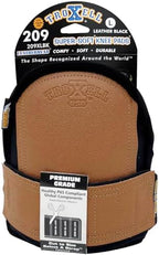 TROXELL USA - SuperSoft LeatherHead Kneepads (Large Size/Bagged in Pairs)