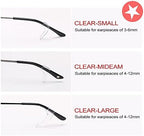 25 Pairs Eyeglasses Ear Grip Ear Hooks, Anti-Slip Holder Eyeglasses Stoppers Temple Tips Sleeve Retainer Eyewear Retainers Spectacle Stay For Eyeglasses, Sunglasses, Reading Glasses