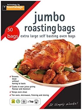 Toastabags Jumbo Oven Roasting Bags, 55 x 60cm,(Pack of 50)