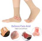 Abeillo Paded Skate Ankle Protector Ankle Gel Discs Cushion Pads, Ice Skating Boots Ankle Guards Ankle Gel Sleeve for Skating Riding Ski Ankle Protection Universal Size (Skating Ankle Pads Sleeve)