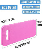 YWSHF 2 PCS Pink Garden Kneeling Pad,Knee Mat Waterproof Foam Knee Pads for Gardening,Cleaning,Baby Bath,Yoga,Praying and Exercise 15.745'' x 7.09'' x 0.79''