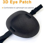 6PCS Eye Patch, Super Soft Eye Patches, Adjustable Medical Eye Patch for Adults and Kids, Amblyopia Lazy Eye Patches for Left or Right Eyes, 6 Colors