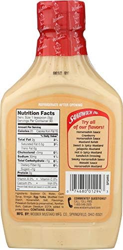 Woeber's Sandwich Pal Smoky Horseradish Sauce 16oz