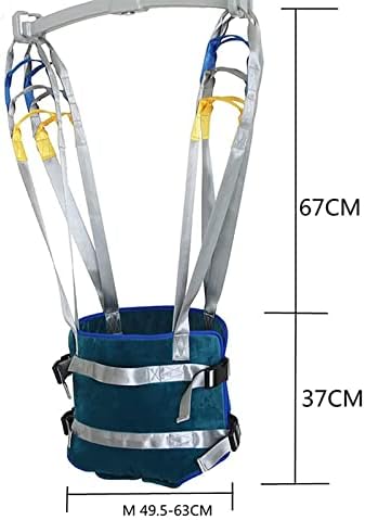 Standing Walking Patient Lift Slings Belt, Standing Walking Sling, Patient Assisted Walking Harness, Rehabilitation Aid Gait Training Device, Medium