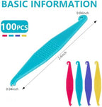 SenseYo 100 Pcs Colorful Dental Elastic Rubber Bands Placers Plastic Braces Rubber Band Tool for Orthodontic Braces